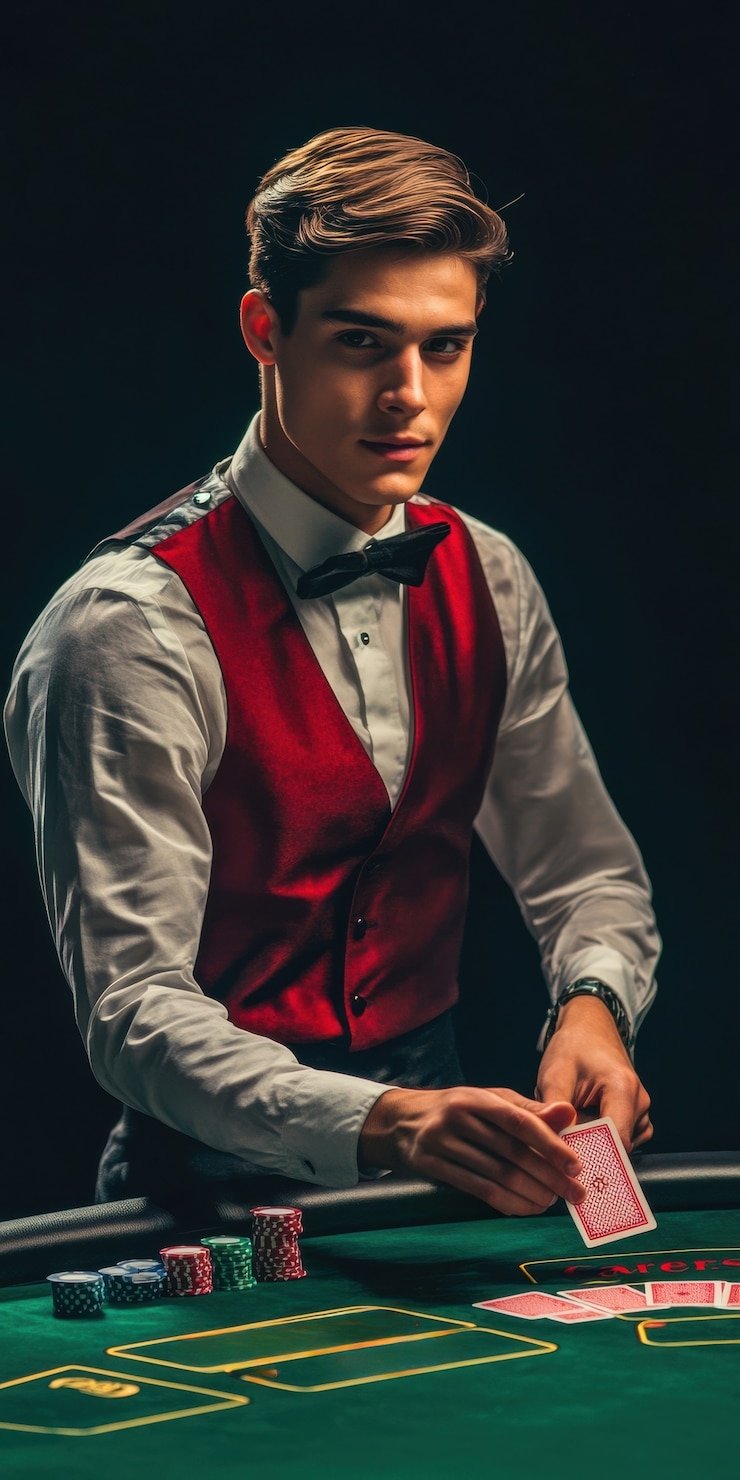 Meja Blackjack langsung dengan dealer profesional Meja Blackjack langsung Evolution Gaming